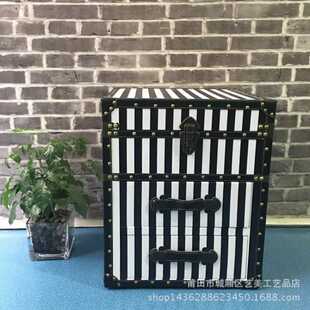 欧式 卧室储物柜边柜简约床头柜 现代整装 床头柜板式