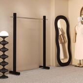 服装 店货架简约黑色挂衣架不锈钢陈列架落地 店展示架铁艺男女装