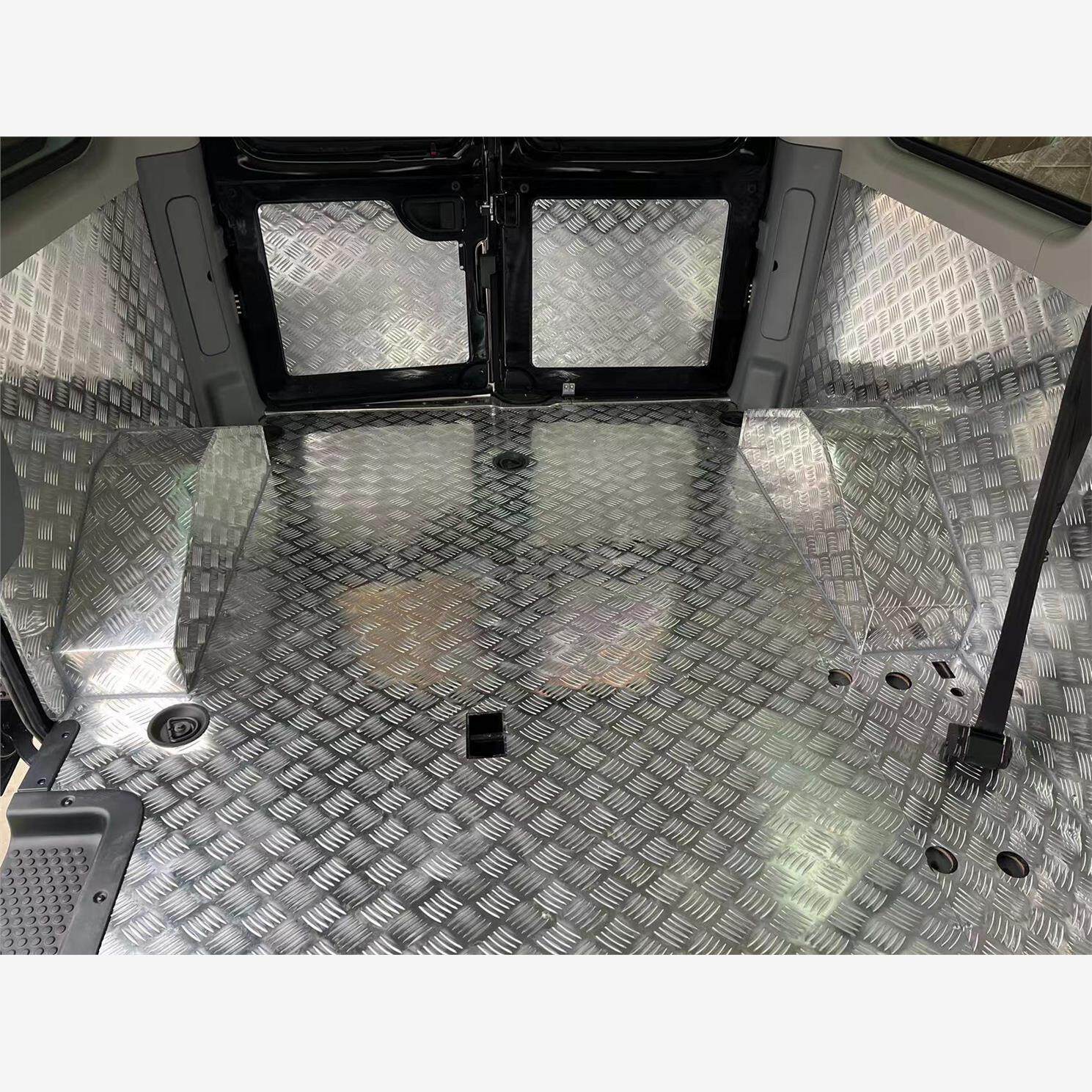 东风御风不锈钢地板改装铝合金后箱护板拉货专用地胶地垫内饰底板