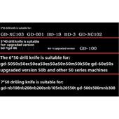 50K Nb208 50原装 50N 50Ec 金典Gd Nb205捆绑机钻头6