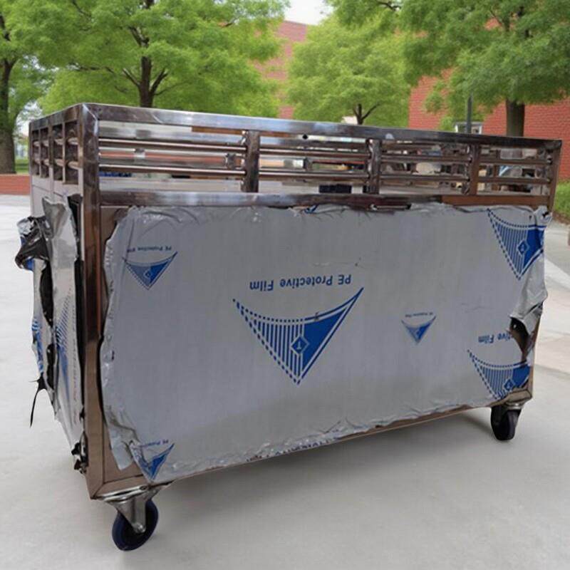 厂家直销可折叠全不锈钢特卖车超市货架促销车甩货车折叠车展示架
