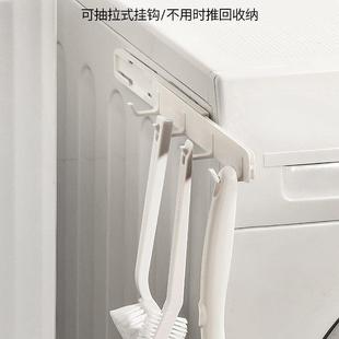 缝隙挂钩厨房卧室浴室门后四排钩免钉免打孔无痕抽拉塑料挂钩
