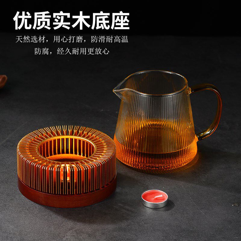 中式暖茶炉茶壶底座蜡烛加热保温温茶器茶壶保温炉座花茶煮茶炉子