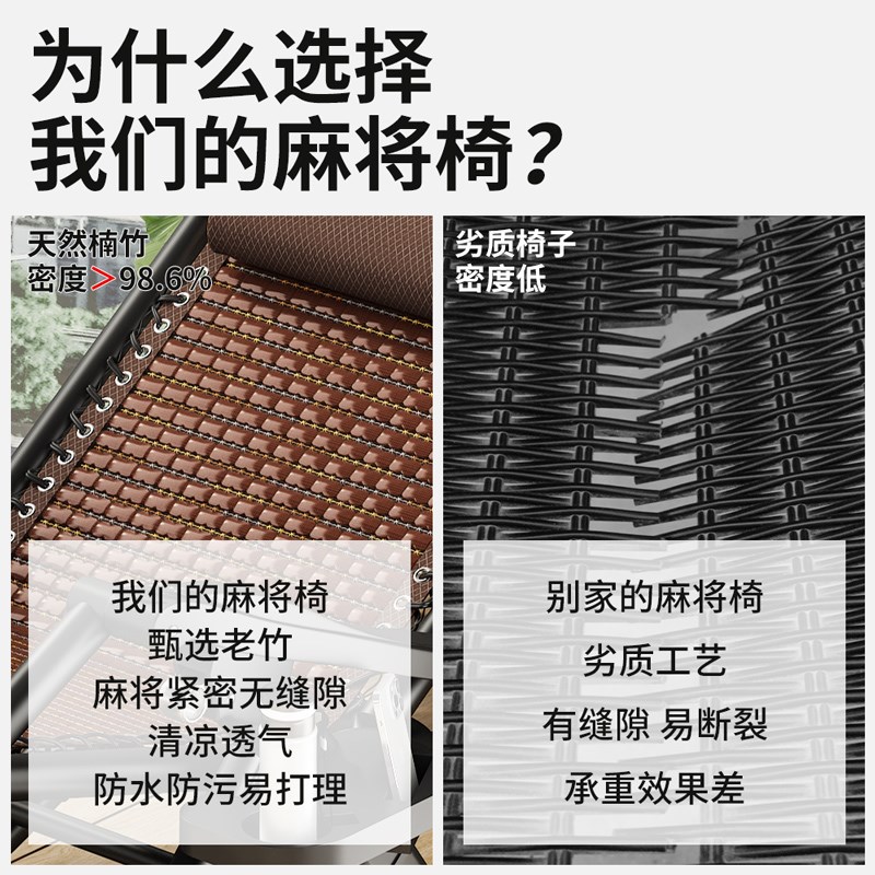 摇摇椅2026热卖家用客厅午休折叠躺椅阳台休闲懒人楠竹躺椅凉椅子