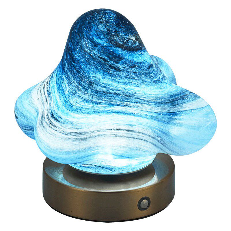 星球小卧室磁浮房间亮灯月球红氛围牀头台灯客厅悬空睡眠灯护眼