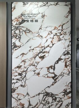 2024年新款哑光岩板电视背景墙1200x2700连纹板材现代轻奢影视墙