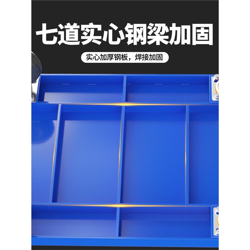 拉货手推车重型钢板平板车拖车小推车搬运车四轮车间工地不可折叠