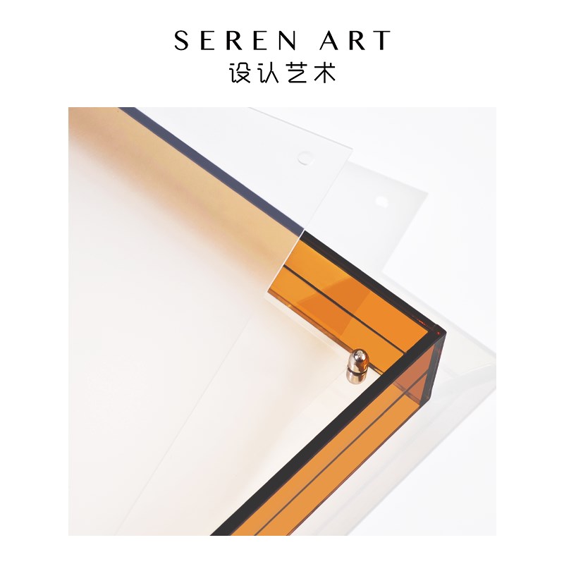 SEREN ART亚克力ins拼图相框500/1000片50*70高级画挂墙装饰百搭
