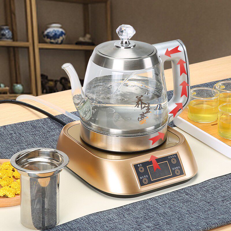 全自动底部上水电热水壶茶台烧水壶一体家用抽水式加水器泡茶专用