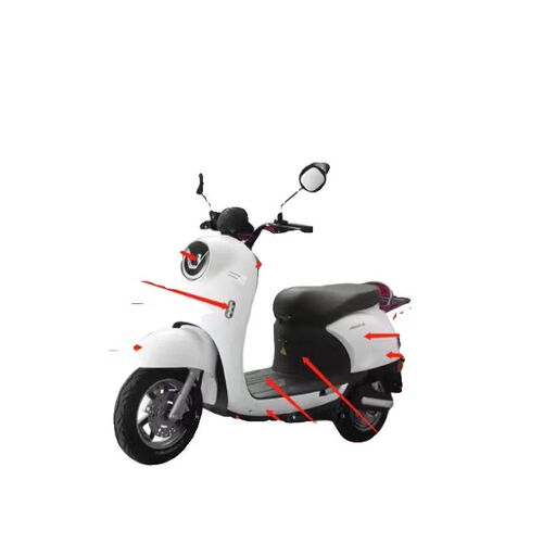 利马M1电动汽车外壳前护电瓶车塑料外壳配件800Dqt-6B前护工具箱