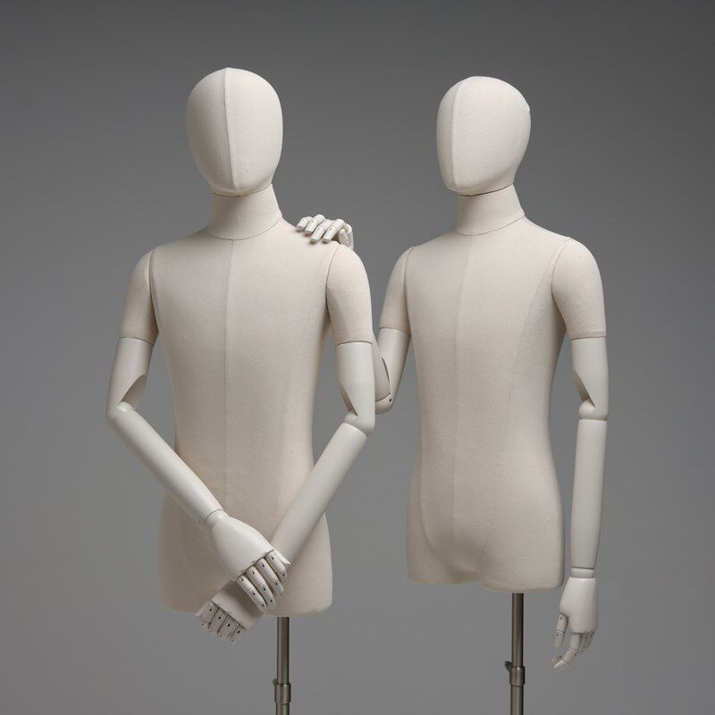 韩版服装店男装模特展示架全身女婚纱黑白半身假人偶橱窗模特道具