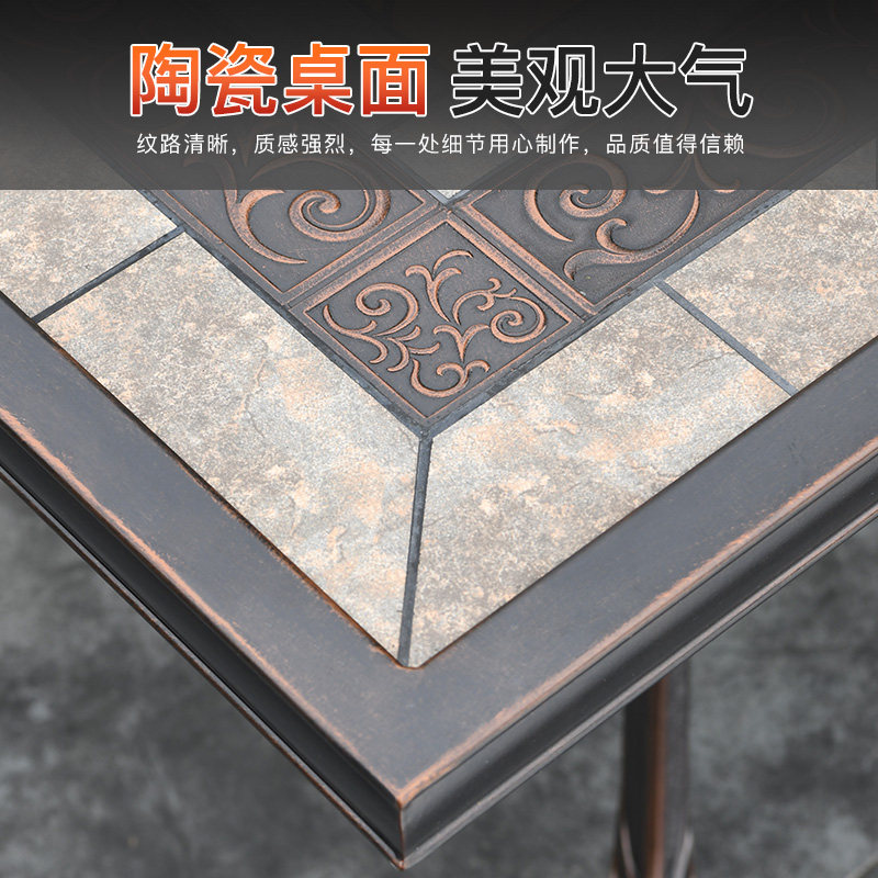 多功能韩式电烤炉家用无烟网红烤肉休闲BBQ碳烤架户外烧烤桌椅