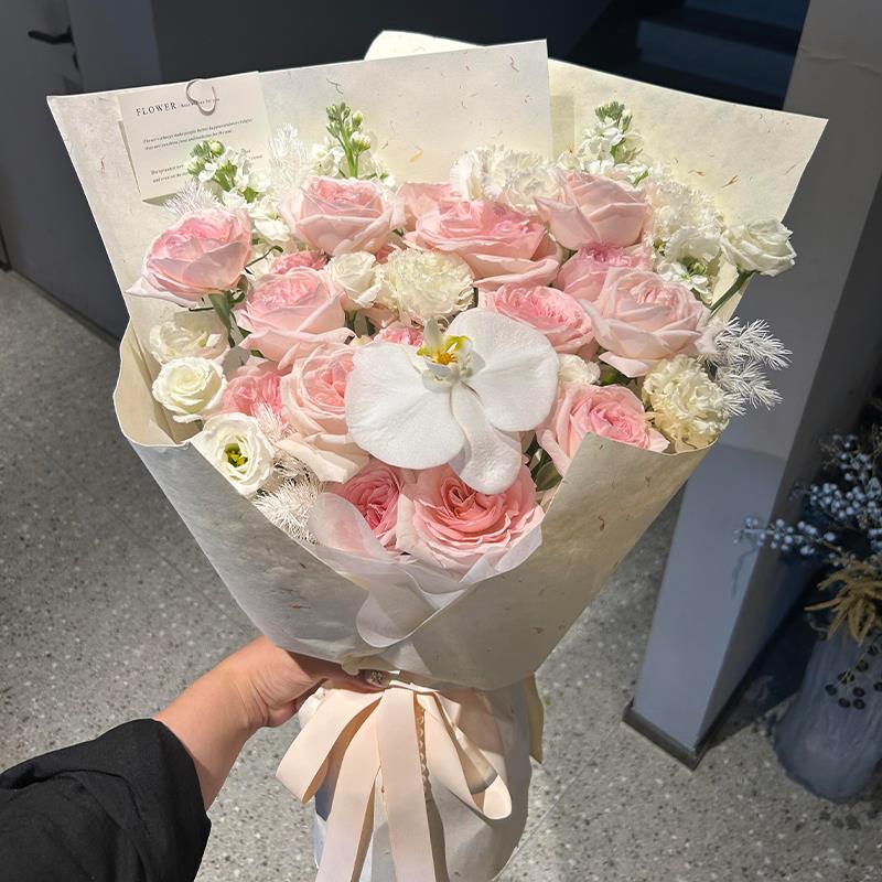 浪漫小众风曼塔玫瑰成品香皂花花束送闺蜜朋友生日礼物送女友花束
