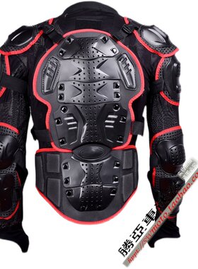 越野摩托车护甲衣套装骑士护具夏季透气赛车骑行服甲片防摔盔甲服