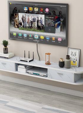 9L壁电视柜墙壁挂悬挂小户型客厅角F7676JS8卧室极简灰色装饰圆储