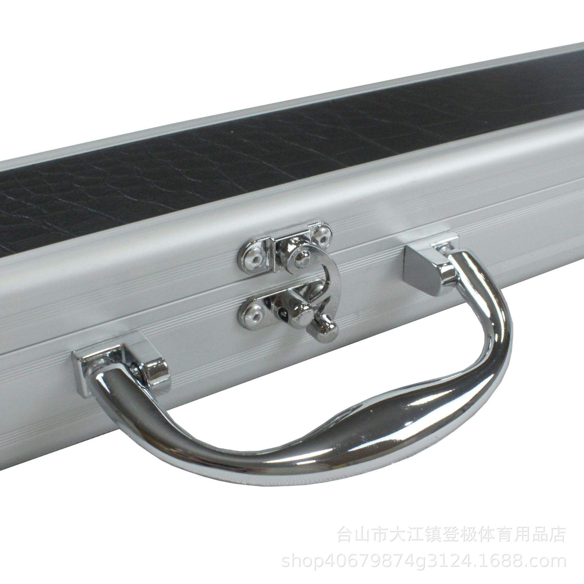 厂家直销台球杆铝盒通杆双槽 3/4杆盒 1/2杆盒台球配件用品登极