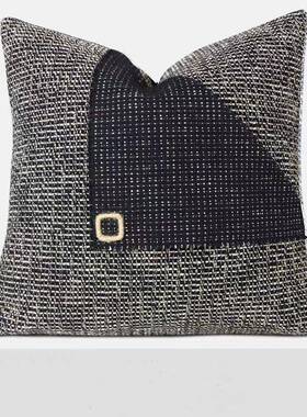 样板房客厅抱枕轻奢约代软现装沙发靠垫简方枕样间酒店绿KWF板色