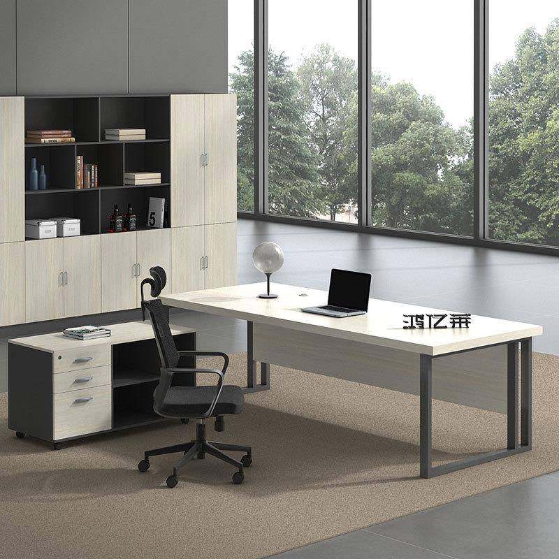 具老桌办公家约现代总裁FDB桌时板尚经理主管简办公桌柜椅组合