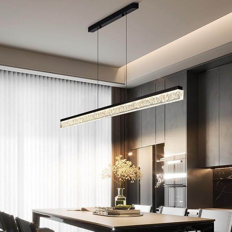 意茶式极简创意桌性一字长条餐个厅吊灯8762026年新款现代简约室,家装灯饰光源,智能吊灯,淘宝优惠券,粉丝福利购,淘宝优惠卷