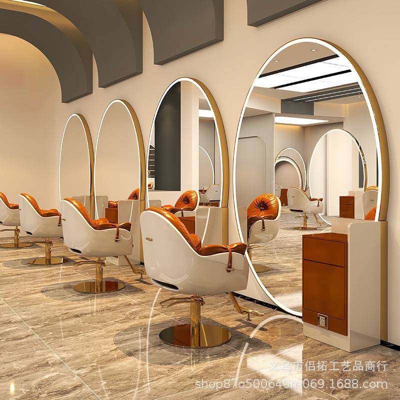 理发鹅蛋镜网店红椭镜美发店镜发廊理发店LF-303台镜子圆单双面落,鲜花速递/花卉仿真/绿植园艺,其它园艺用品,淘宝优惠券,粉丝福利购,淘宝优惠卷