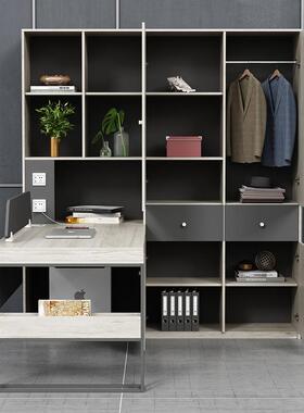 财务办公室面双人面对双职工员职人员办公VQO室桌椅组合简约现代