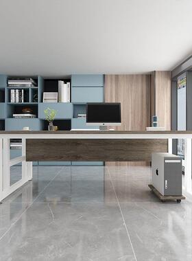 办公桌简易单人经桌电脑桌简约代现主管子办公桌室办QON公桌组理