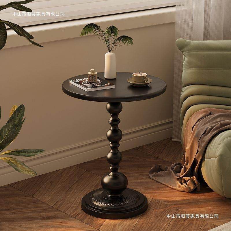 客厅家用小边茶几边复古角几铁艺床头阳桌台小圆桌复JZP床头柜古,住宅家具,角几/边几,淘宝优惠券,粉丝福利购,淘宝优惠卷
