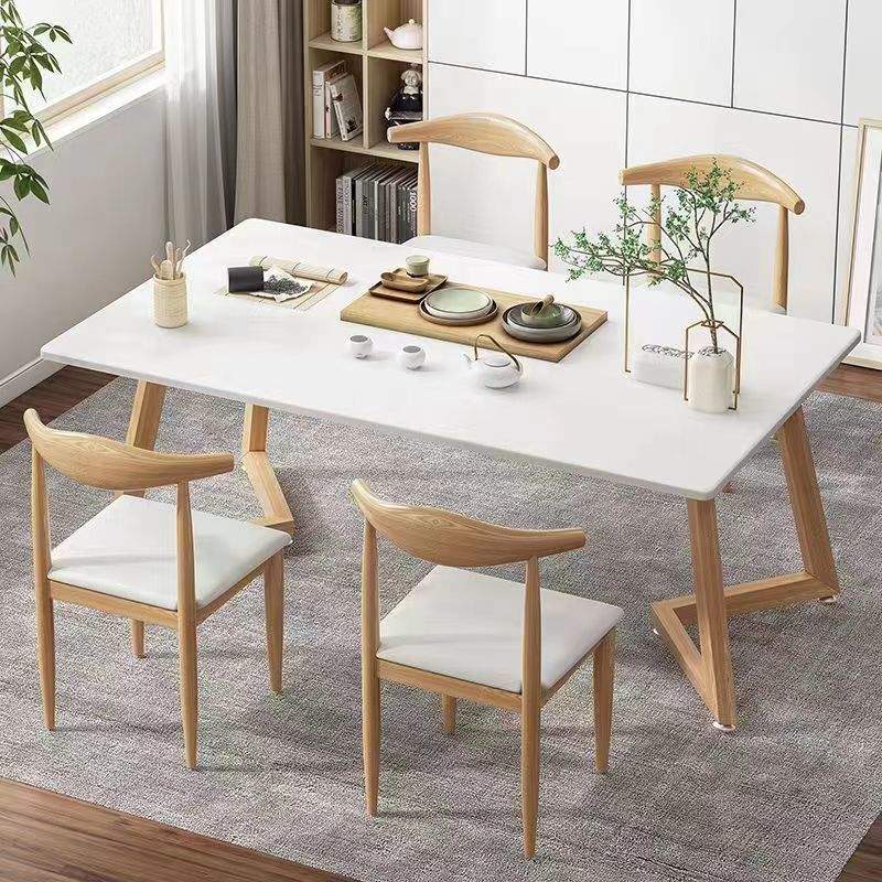 泡茶桌茶桌椅组合茶桌办公家用茶台长方形桌现代简约功餐桌夫套装