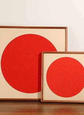 新中式实木圆角榫框卯国画框S155装裱字画相画框挂墙自装外空850