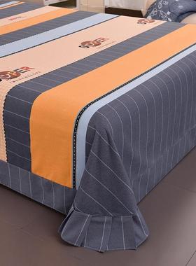 棉全磨四件加厚套1毛00纯棉床53347单被套秋冬床上用品宿舍三件套