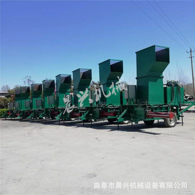 新型秸秆打包机草地料畜牧饲草打包机包膜机玉米青绿秸秆打包机