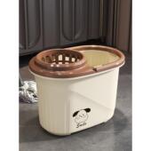 加大宽家用拖把桶手压地拖桶墩布桶拧水桶长方形手提塑料挤水桶