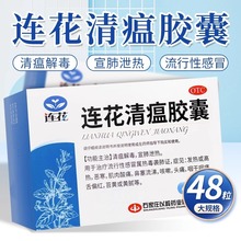 莲花温清瘟胶囊48粒莲花清瘟颗粒颗粒冲剂莲花温清瘟流行性感冒