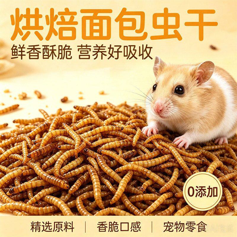 用品仓鼠金丝食物营养龟粮干干虫
