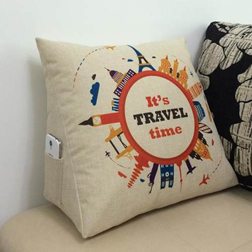 沙发靠枕三角靠垫抱枕床头软包护腰靠办公室椅子靠枕榻榻米靠背垫