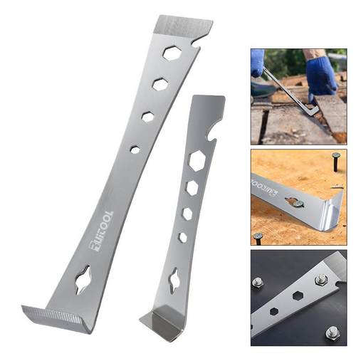 不锈钢公英制撬棒汽车拆卸改装金属撬板起钉器平口起刮刀铲刀养蜂