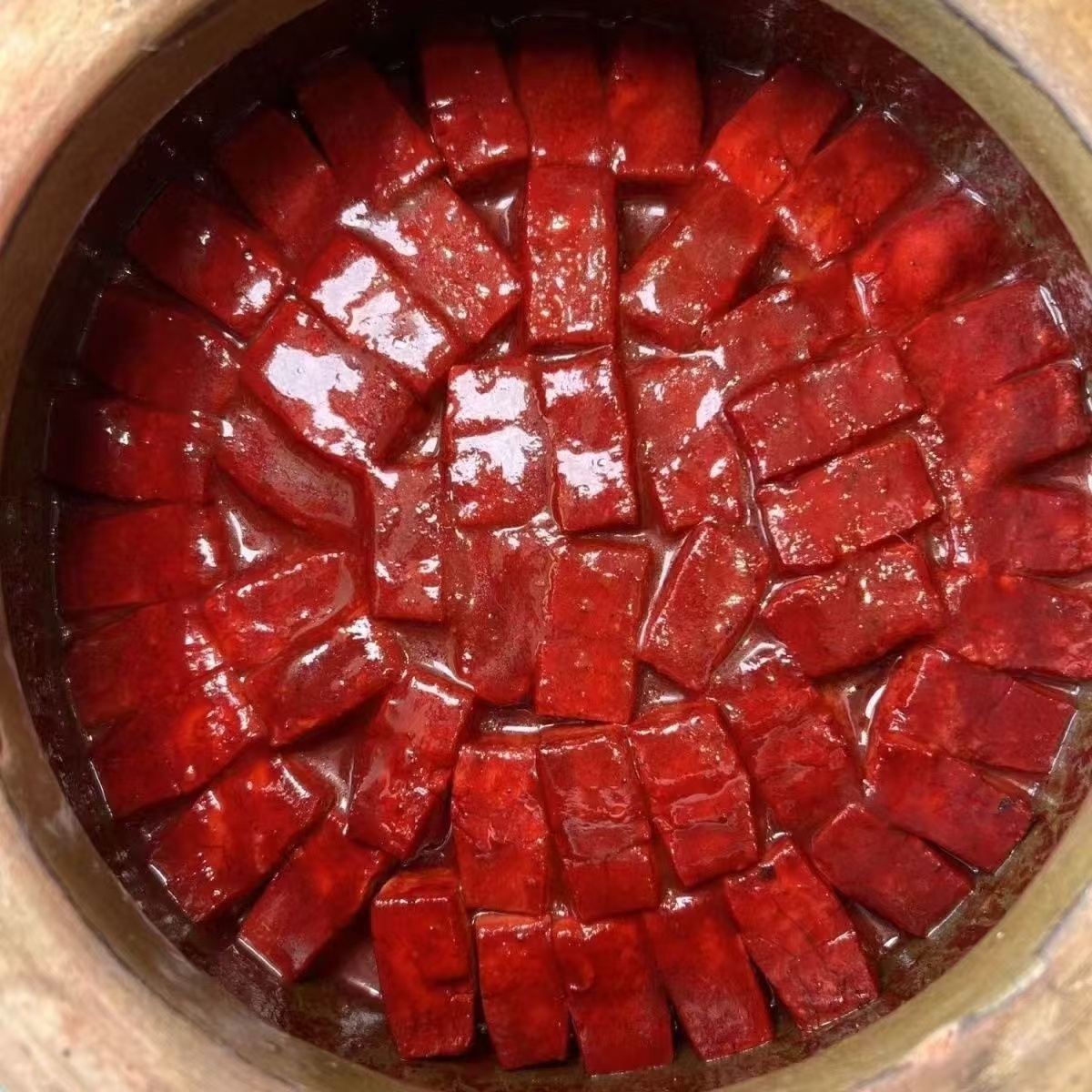 大块豆腐乳红豆腐红方霉豆腐老式腐乳酱豆腐下饭菜免煮商用整箱