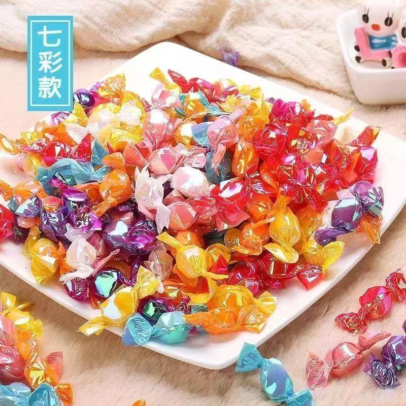 七彩千纸鹤糖果小颗粒硬糖水果糖千纸鹤糖混合口味批发散装零食