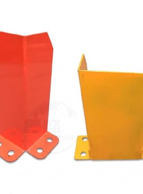 极速货架L型护角柱子磕碰t橘红色附件不易变形大型铁角耐用地脚护