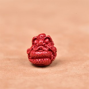 极速精品高含量天然n原矿朱砂帝王砂生肖本命佛山水牌吊坠 男女款