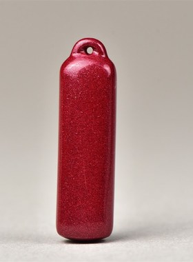 极速保真天然原矿朱砂紫金砂原石光面无事K牌吊坠挂件男女款保平