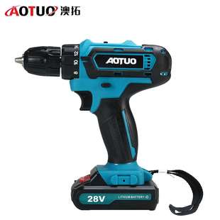 多种功能充电钻锂电钻28V电动螺丝刀F起子机 冲击钻 充电式 手电钻