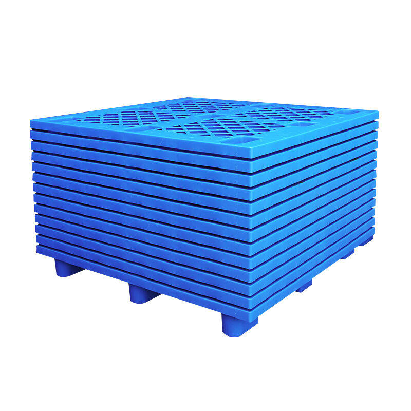 极速中伟塑料托i盘堆高机防潮板垫仓板仓储货架超市垫板仓库托盘