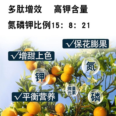 速发高钾复合肥氮磷钾西瓜甜瓜葡萄猕猴桃子西红柿茄子苹果梨马铃