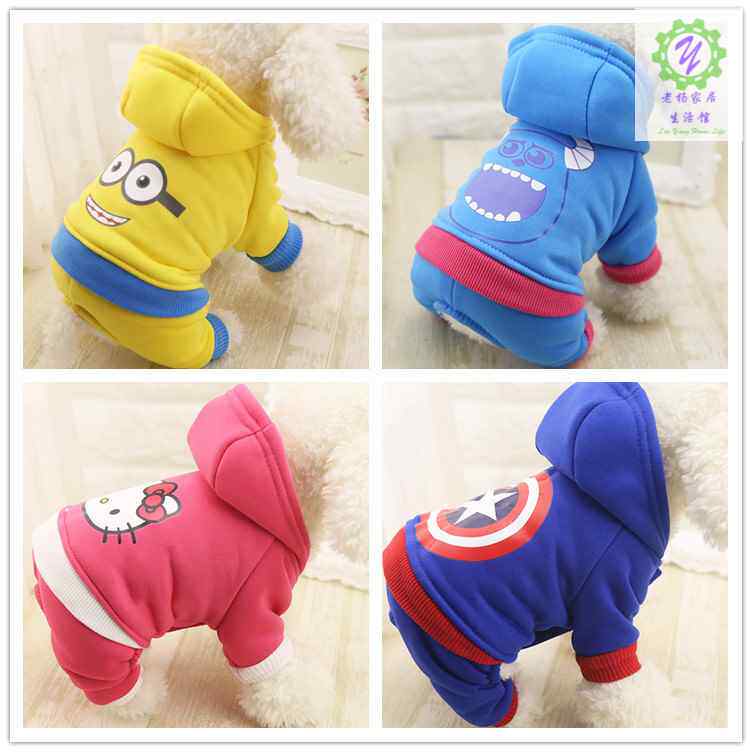极速棉衣博猫咪美春装小狗泰衣服犬熊狗四脚O比春秋幼迪衣服红网