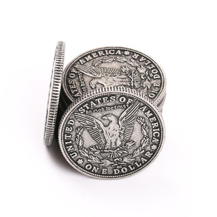 极速硬币魔术道具h 魔术专用50美分 便士 摩根硬币 half doller半