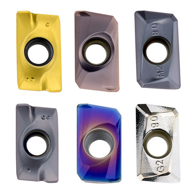 极速铣刀片APMT1604硬质合金铣床刀头E1135杜龙铣刀刀粒 R0.8数控