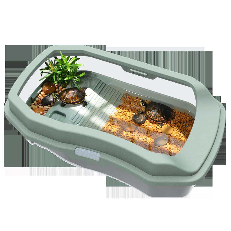 极速乌龟缸水陆两l用带排水口超白带晒台办公室宠物巴西龟草龟鳄,宠物/宠物食品及用品,桌面缸,淘宝优惠券,粉丝福利购,淘宝优惠卷