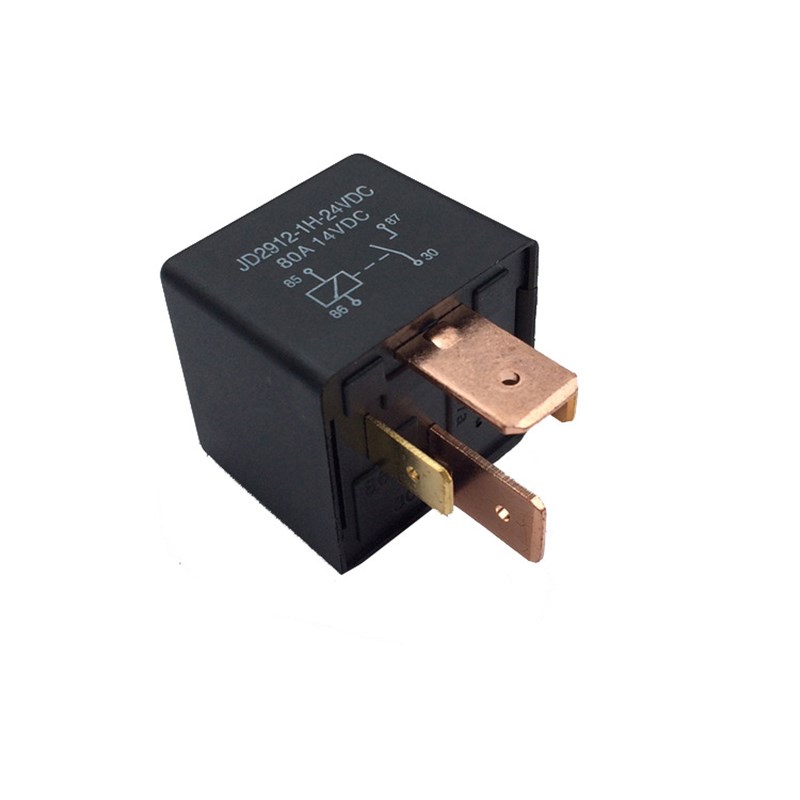 极速厂家品质汽车继电器JD1912 2A4VDC 4脚 80A继电器 现货供应其