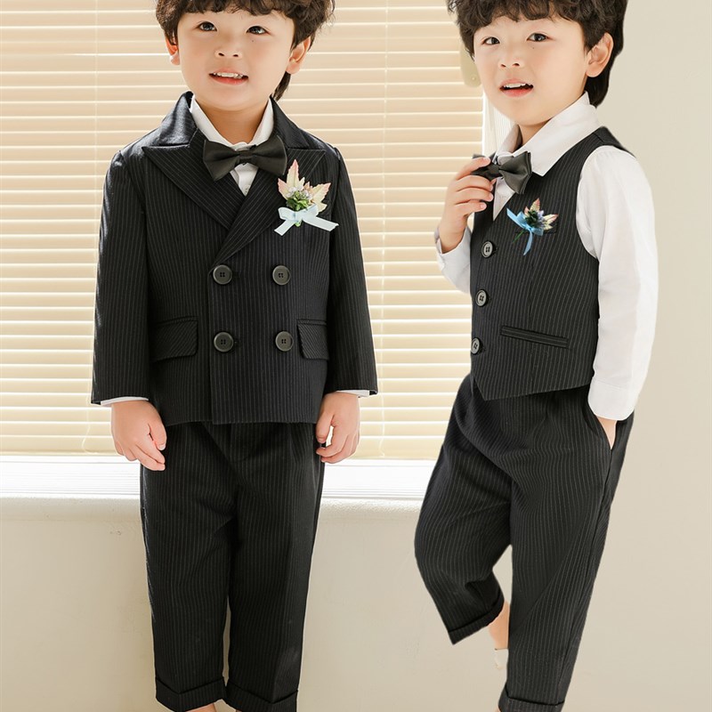 极速男童a周岁礼服小西装秋季儿童西服套装花童婚礼小主持人钢琴